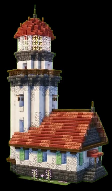 Маяк Владивостока в Minecraft на карте Сундук ALT+